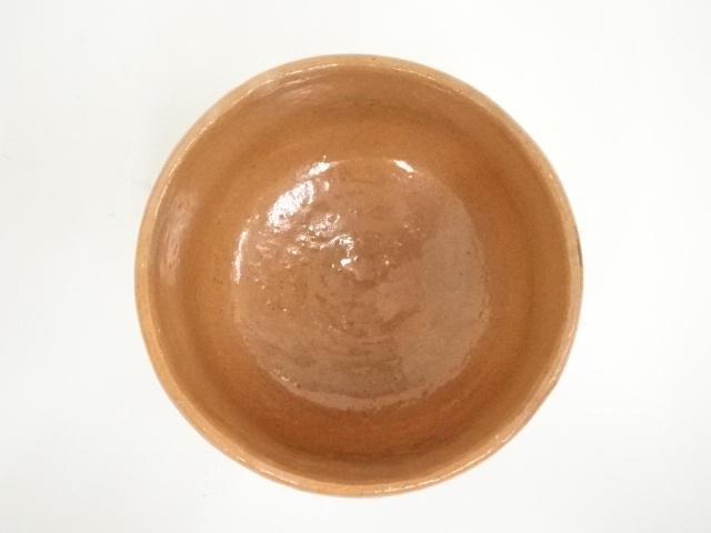 ♥とても古い♥　楽茶碗　茶碗　楽　茶道具　骨董　古玩 小川篁作 黒楽茶碗 11.5cm 共箱 茶道具 唐物 骨董 古美術 楾 Y85